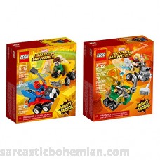 LEGO Super Heroes Micro Spider Man and Thor 2-Pack Bundle Building Kit 168 Piece Stacking Toys B0787GLH3D